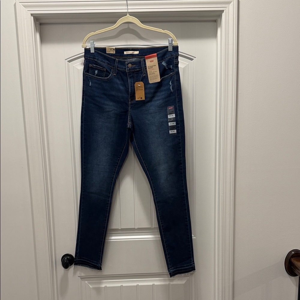 Levi's Dark Blue Shaping Skinny Jeans
